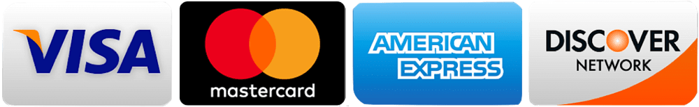 Visa | Master Card | American Express | Discover Network